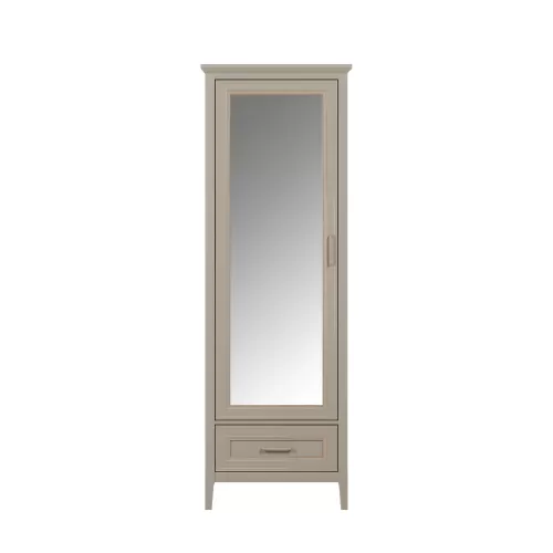 Шкаф с зеркалом Classic глиняный серый SZF1L1S